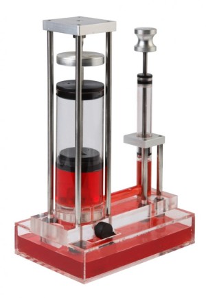 Модель гидравлического пресса