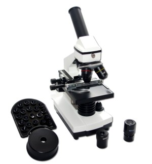 Микроскоп учебный 40х-800х с принадлежностями