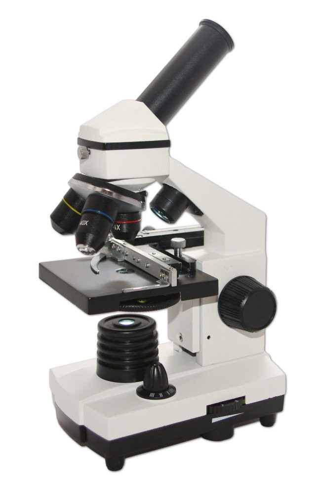 Микроскоп учебный 40х-800х с принадлежностями