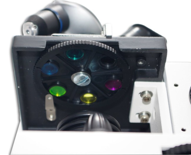 Микроскоп учебный 40х-800х с принадлежностями