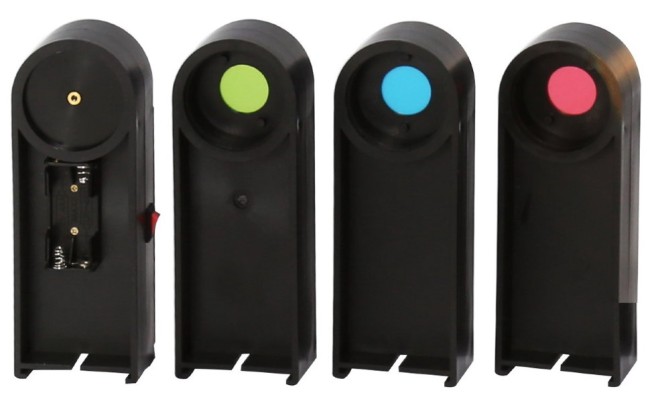 Изображение в линзах на оптической скамье