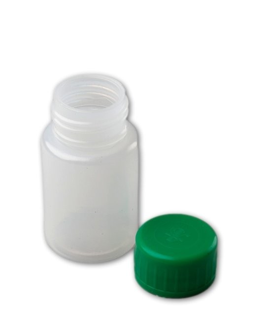 Банка 40 мл.под реактивы с крышкой, ПЭ